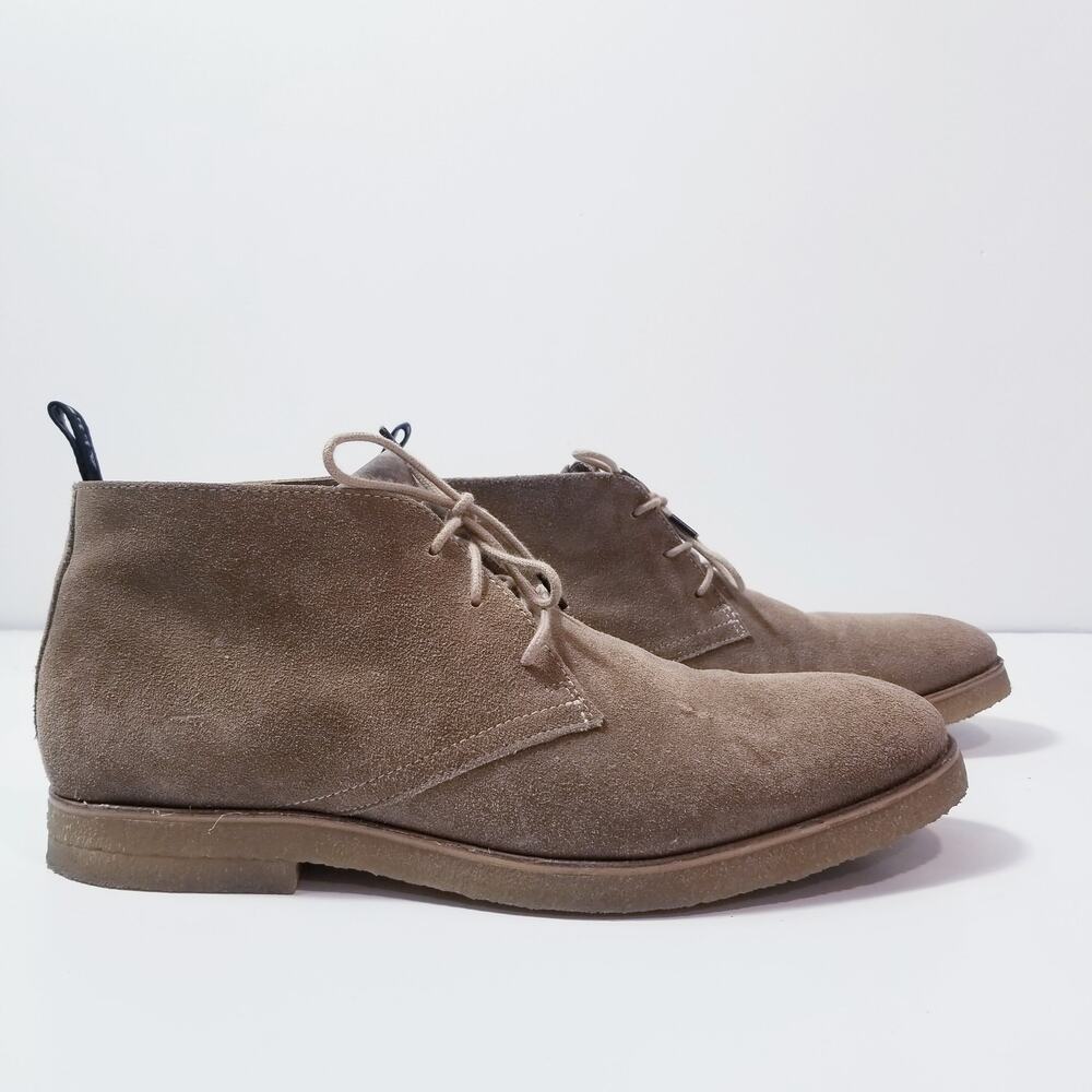 All Saints Men size 44 Brown Suede Leather Chukka Boots